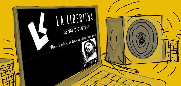 Radio La libertina: 25% música local